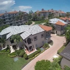 Fisher Island Villas Re-Roof — Perkins Roofing project photograph
