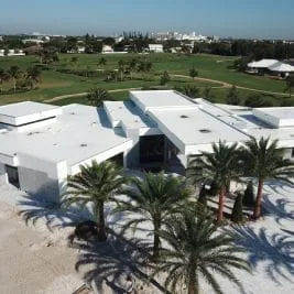 Four photographs from Perkins Roofing’s flat-roof residence project record in South Florida. Photograph 4 of 4.