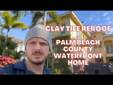 Original Perkins Roofing video cover for the Boynton Beach clay tile re-roof project.
