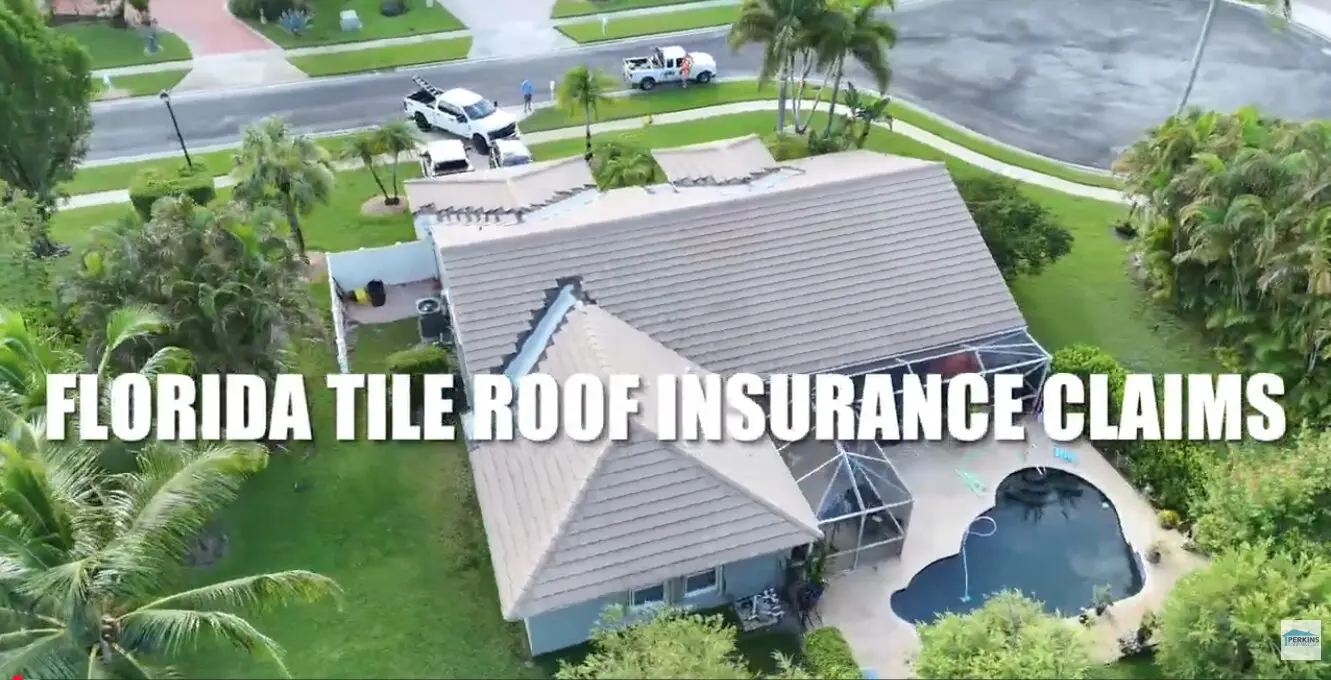 Florida Tile Roof Insurance Claims - Upgrade Your Roof Tiles! 3 roof storm damage on Florida tile roof with cracked and displaced tiles after a storm