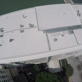 Miami Beach Condo Silicone Roof Coating System -