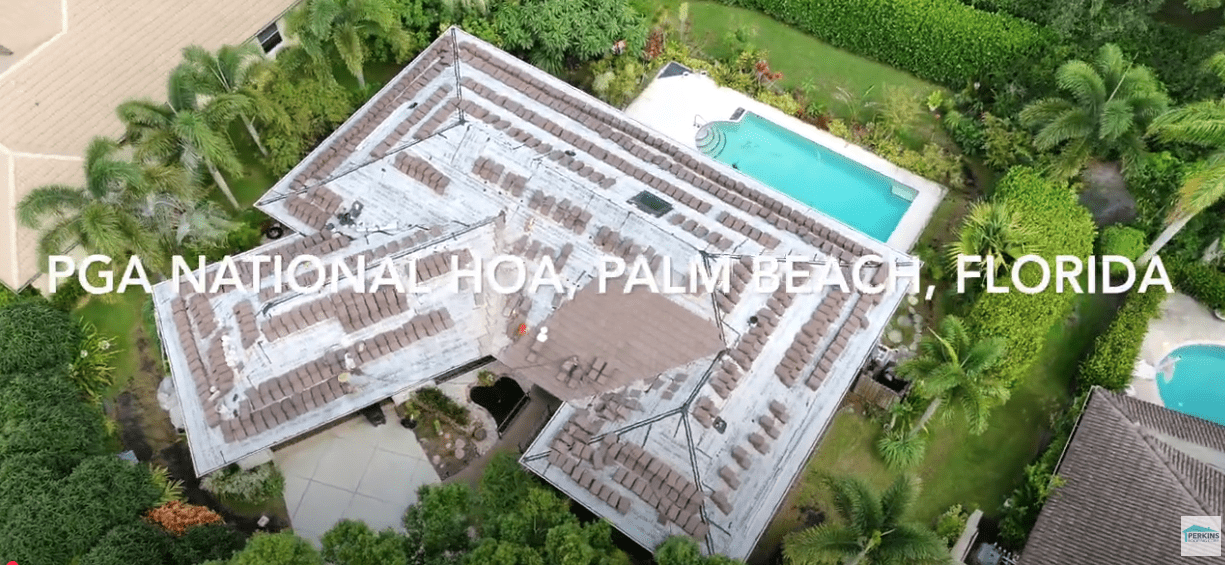Mitered Tile Roof Installation - roof repair services south florida