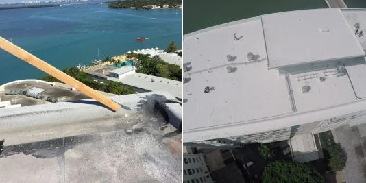 Commercial Roofing Service in South Florida 4 Commercial Roofing Project Miami Beach