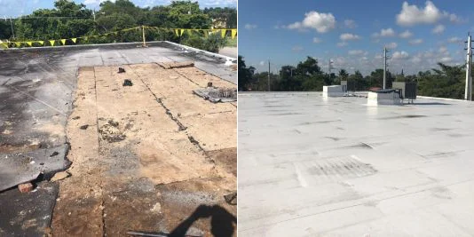 Commercial Roofing Service in South Florida 3 Commercial TPO roofing project in Fort Lauderdale