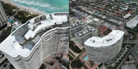 Commercial Roofing Service in South Florida 5 Bal Harbour Condo Roof Restoration