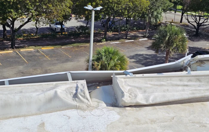 Roof Storm Damage after Hurricane or Wind storm